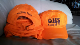 Grissom Class of 74 Reunion Team Caps